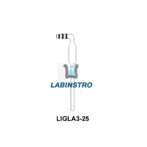 Adapter Cone with Stem to Rubber Tubing, Right Angle,Glassware Labinstro,Laboratory