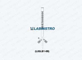 Burettes,Double Bore Stopcock,with PTFE Needle Valve Stopcock Glassware Labinstro