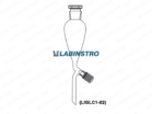 Squibb Shape Seperating Funnels with PTFE Needle Valve,Stop Cock,Interchangeable Stopper with Plain Stem (LIGLC1-02) Glassware Labinstro