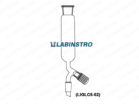 Dropping Funnels Cylindrical with PTFE Needle Valve.Stop Cock,Socket & Cone  Glassware Labinstro