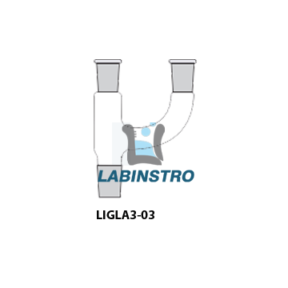 Multiple Adapters with 2 Parallel Neck(LIGLA3-03) Glassware Labinstro