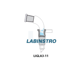 Receiver Adapters, Bend with Vacuum Connection(LIGLA3-11) Glassware Labinstro