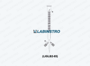 Burettes,Overflow Cup,Automatic Zero,Double Oblique Bore with Needle Valve StopCock Accuracy as per Class'A'. glassware Labinstro