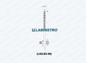 Burettes,Overflow Cup,Automatic Zero,Double Oblique Bore with PTFE Key,Stop Cock,3-way Accuracy as per Class 'B' Glassware Labinstro