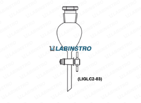 Globe/Pear Shape Separating Funnels PTFE Key Stop Cock Interchangeable Stopper with Plain Stem  Glassware Labinstro