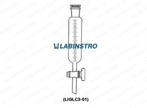 Graduated Dropping Funnels with Glass Stop Cock,Interchangeable Stopper with Plain Stem (LIGLC3-01) Glassware Labinstro