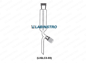  Graduated Dropping Funnels with Needle Valve,Stop Cock Interchangeable Stopper with Plain Stem (LIGLC3-03) Glassware Labinstro