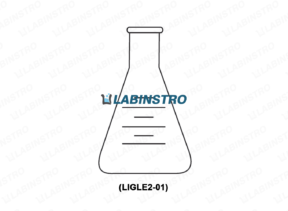 Erlenmeyer/Conical Flasks,Narrow Neck with Graduation (LIGLE2-01) Glassware Labinstro