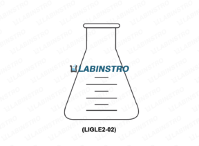 Erlenmeyer/Conical Flasks,Wide Neck with Graduation (LIGLE2-02) Glassware Labinstro