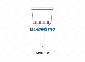  Buckner Funnel with Sintered Disc of Porosity G-0 or G-1 or G-2 or G-3 or G-4 Plain Stem (LIGLF4-01) Glassware Labinstro