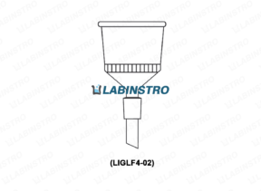 Buckner Funnels with Sintered Disc of Porosity G-0 or G-1 or G-3 or G-4 Cone at Stem (LIGLF4-02) Glassware Labinstro