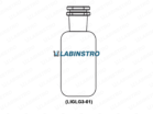 Reagent Bottles,Narrow Mouth with Interchangeable Hexagonal Flat Head,Hollow Stopper Glassware Labinstro