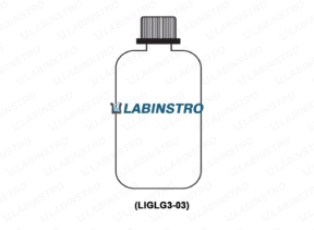 Reagent Bottles,Narrow Mouth with Screw cap and Teflon Liner Glassware Labinstro