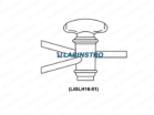 Stop Cock 'T' or 'V' Type Hollow Plug,High Vaccum (LIGLH16-01)Glassware Labinstro