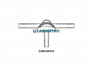 PTFE Key,Stop Cock with 3 way 'T' Bore (LIGLH4-01) Glassware Labinstro