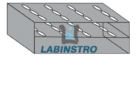 Aluminium Test tube Stand, made of aluminium/Stainless sheet Steel (LIGLM13-01) Glassware Labinstro