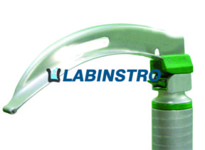 Macintosh Type Disposable Fibre Optic Laryngoscope Blade (Plastic heel, SS Spatula) Medical Labinstro