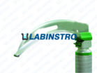 Miller Type Disposable Fibre Optic Laryngoscope Blade (Plastic heel, SS Spatula) Medical Labinstro