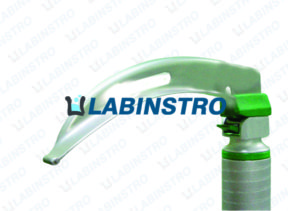 Miller Type Disposable Fibre Optic Laryngoscope Blade (Plastic heel, SS Spatula) Medical Labinstro