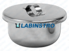 Gallipots Cup Shapped (Stainless steel) with cover Medical Labinstro