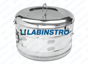 Hospital Dressing Drums - Stainless Steel Medical Labinstro