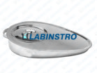 Bed Pan with Lid - Stainless Steel Medical Labinstro