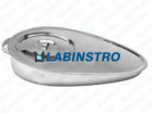 Bed Pan with Lid - Stainless Steel Medical Labinstro